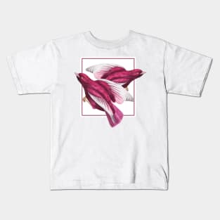 violet birds Kids T-Shirt